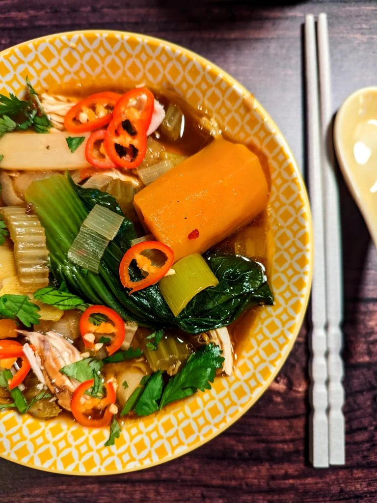 Asian-style Chilli Chicken Noodle Soup
