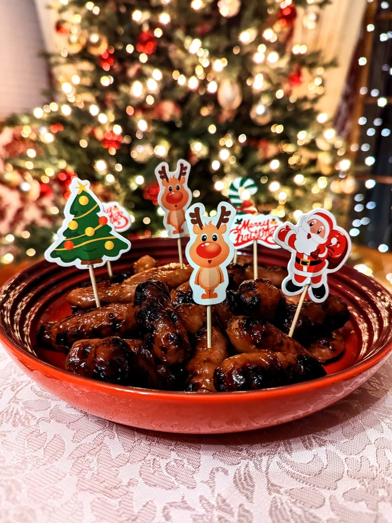 Chilli Jam Cocktail Sausages recipe image