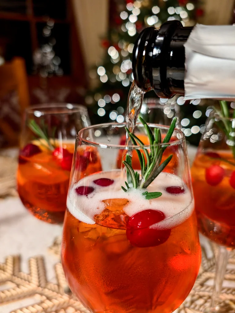 Cranberry Aperol Spritz