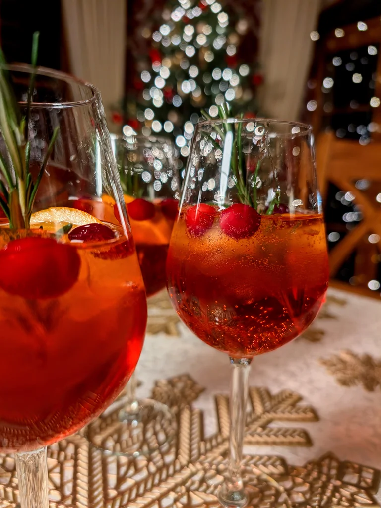 Cranberry Aperol Spritz