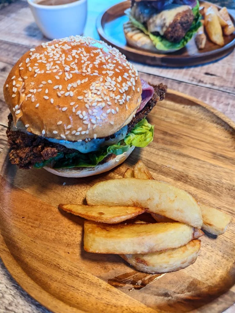 Crispy Panko Chicken Burgers