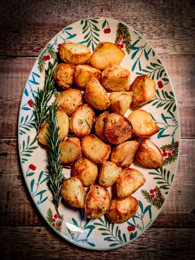 Crispy Rosemary & Sage Roast Potatoes