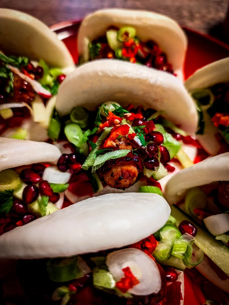 Festive Pigs in Blankets Bao Buns