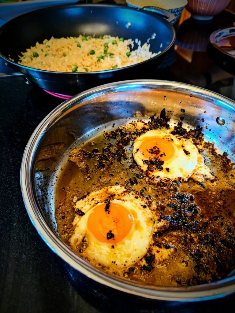 Fried Rice with Crispy Chilli Oil Egg