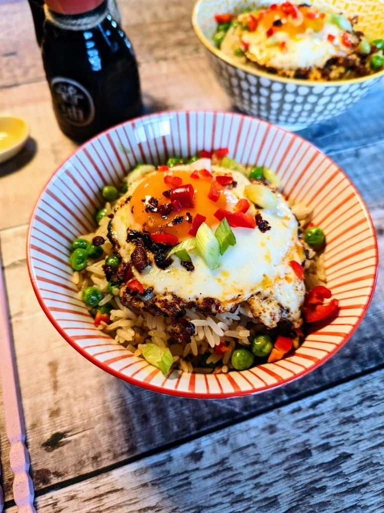 Fried Rice with Crispy Chilli Oil Egg