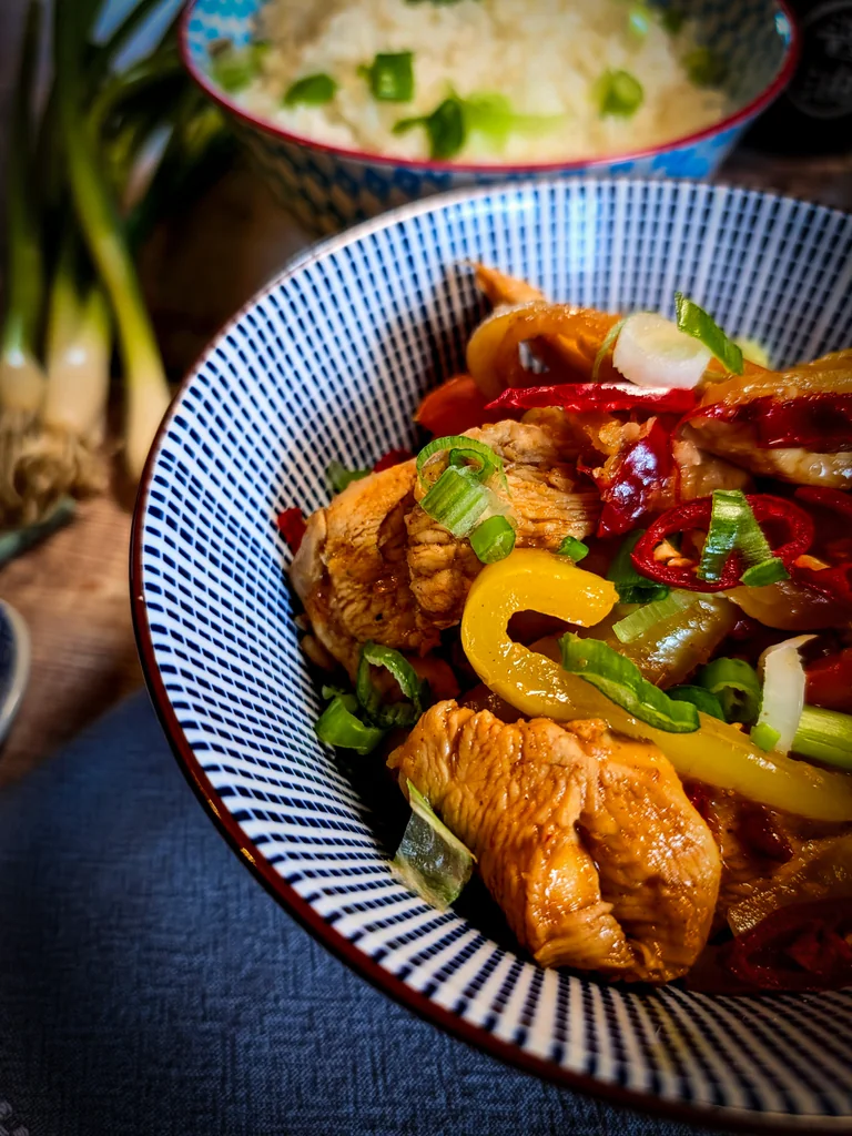 Ginger, Lemon & Sweet Chilli Chicken with Coconut Rice