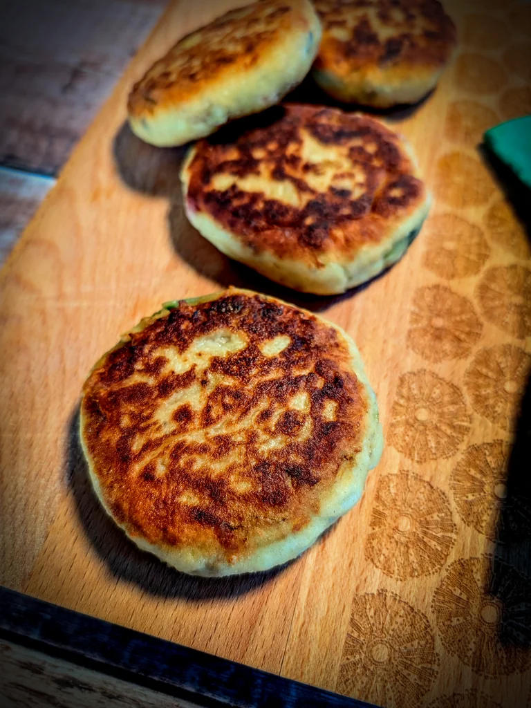 Golden Irish Potato Cakes