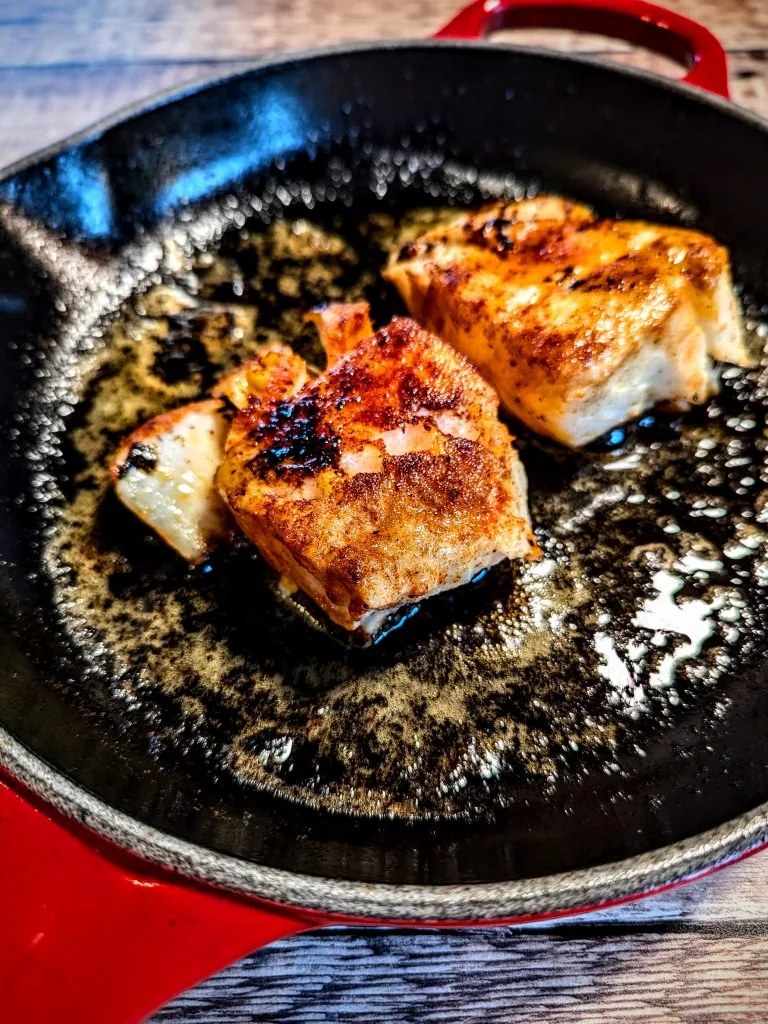 Golden Turmeric Cod with Couscous