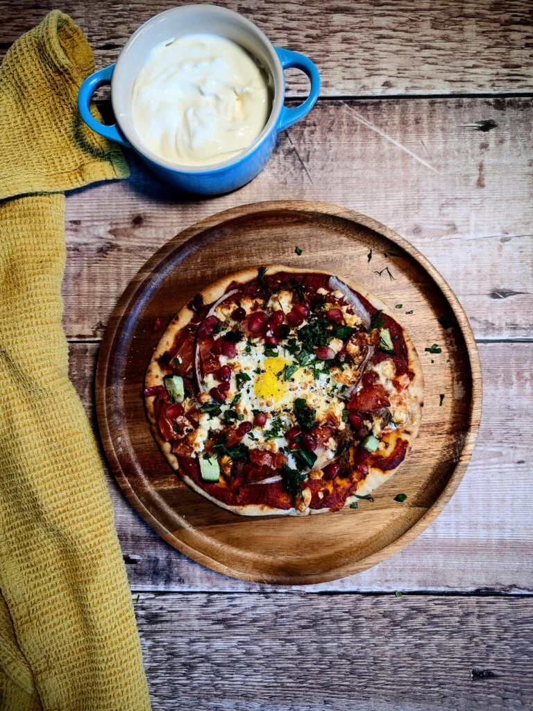 Mediterranean Style Breakfast Flatbreads