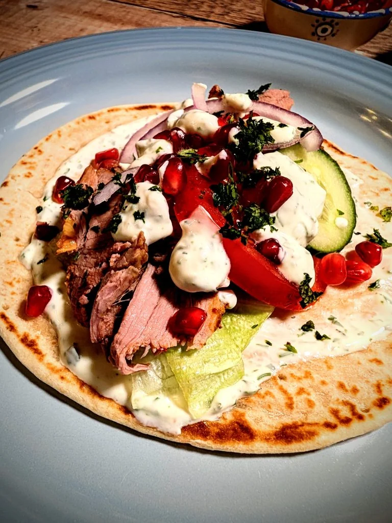 Moroccan Roast Lamb Kebabs with Citrus Mint Yogurt