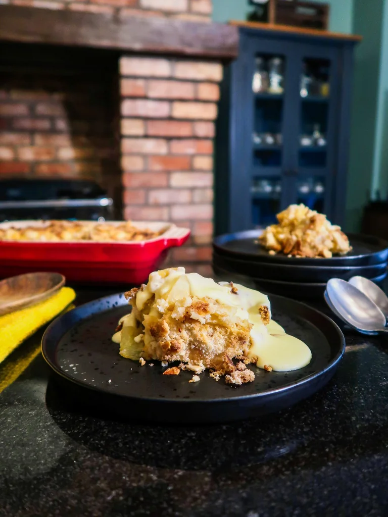 Proper Homemade Apple Crumble & Custard recipe image