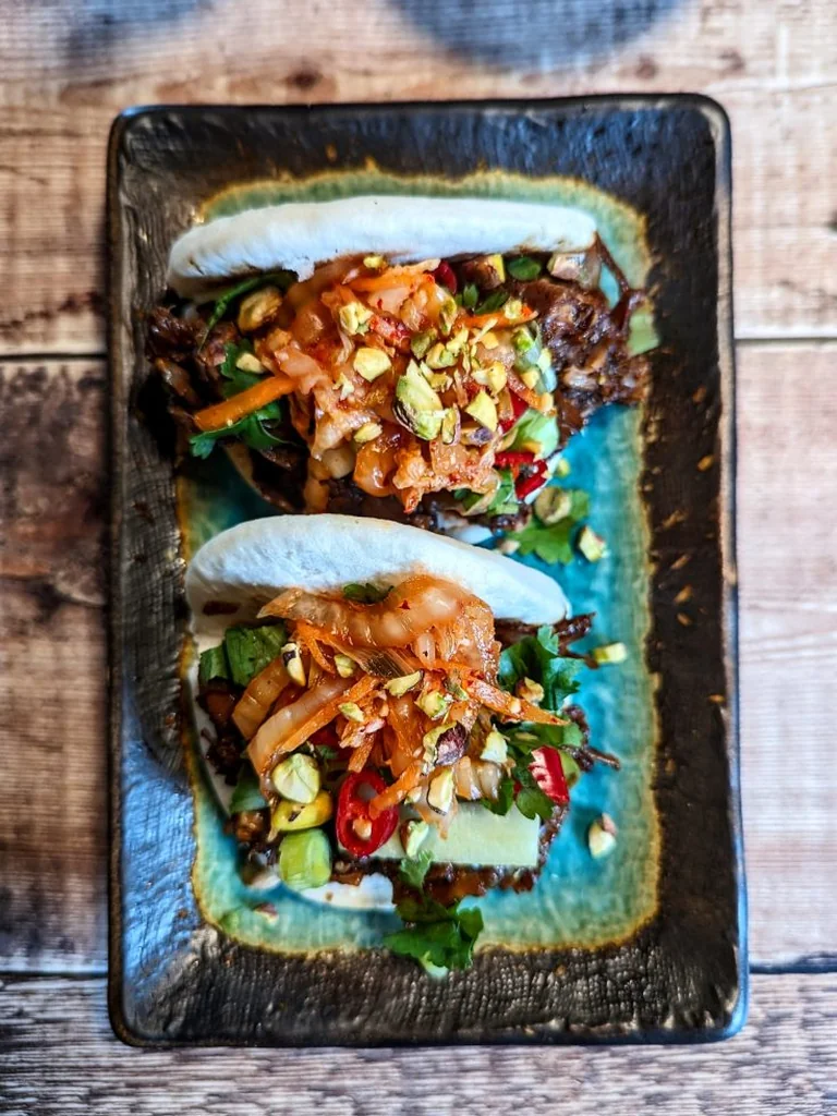 Pulled Jackfruit Bao Buns