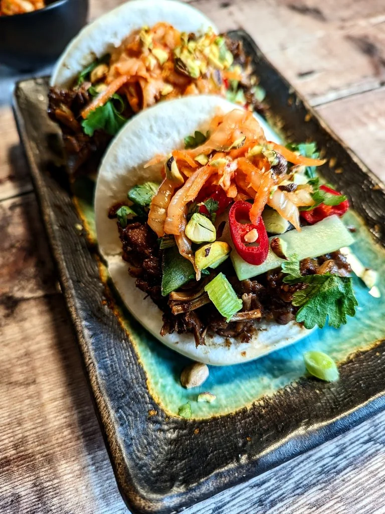 Pulled Jackfruit Bao Buns