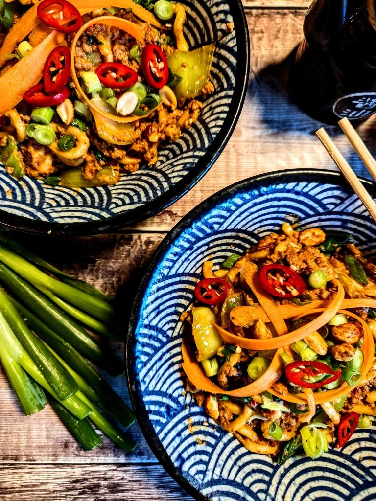 Savoury Pork and Udon Noodles