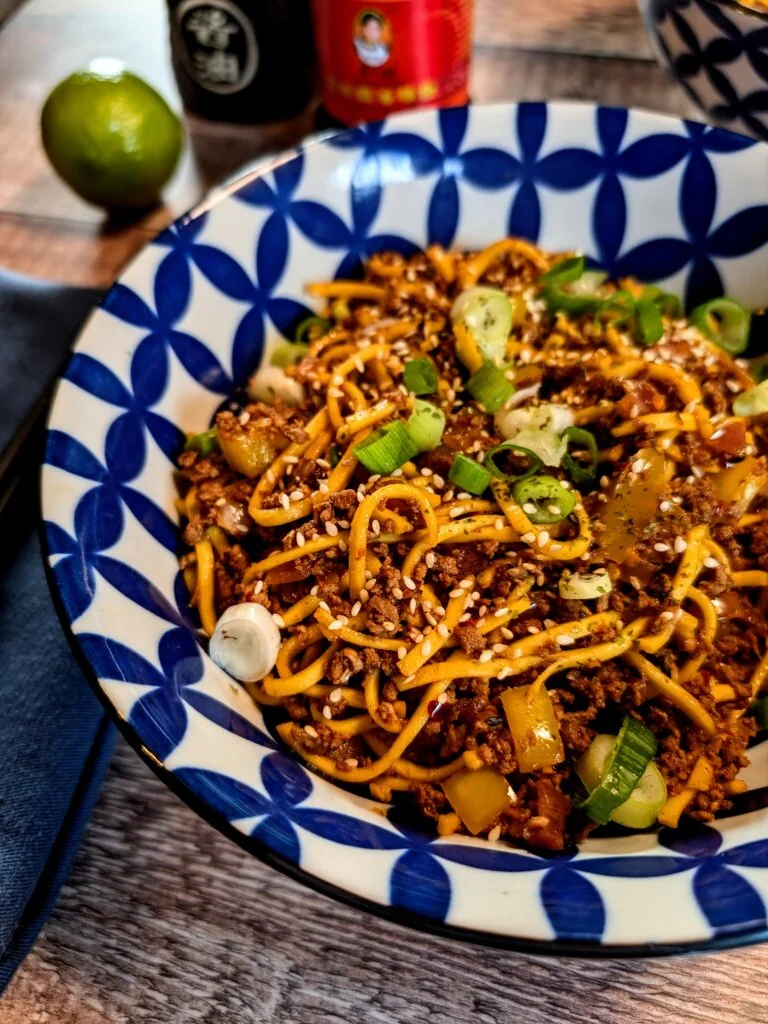 Sichuan-Style Crispy Chilli Beef Noodles