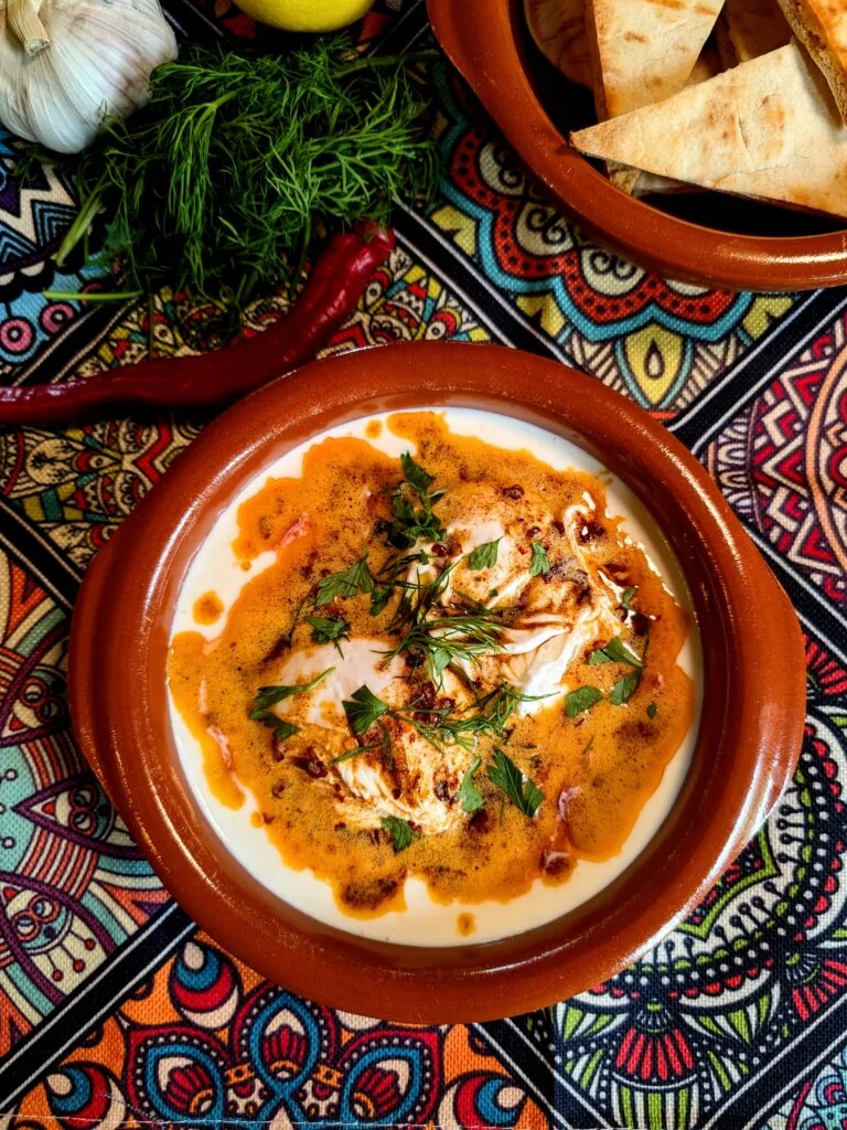 Silky Turkish Eggs with Spiced Butter (Çilbir)