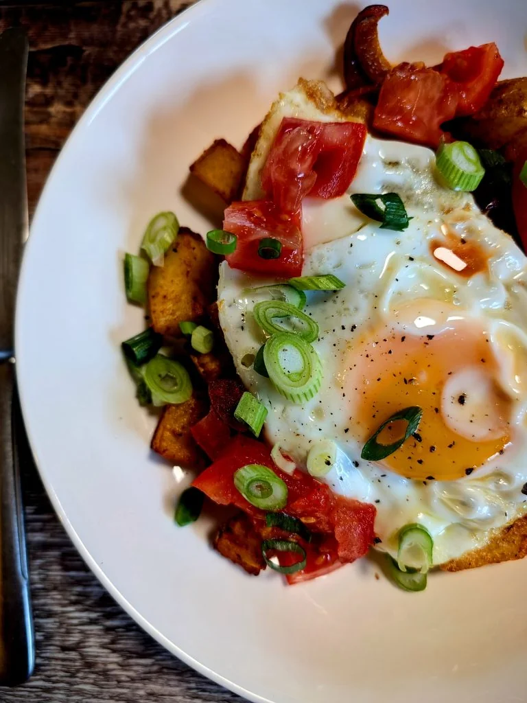 Sizzling Spanish Chorizo Breakfast Hash