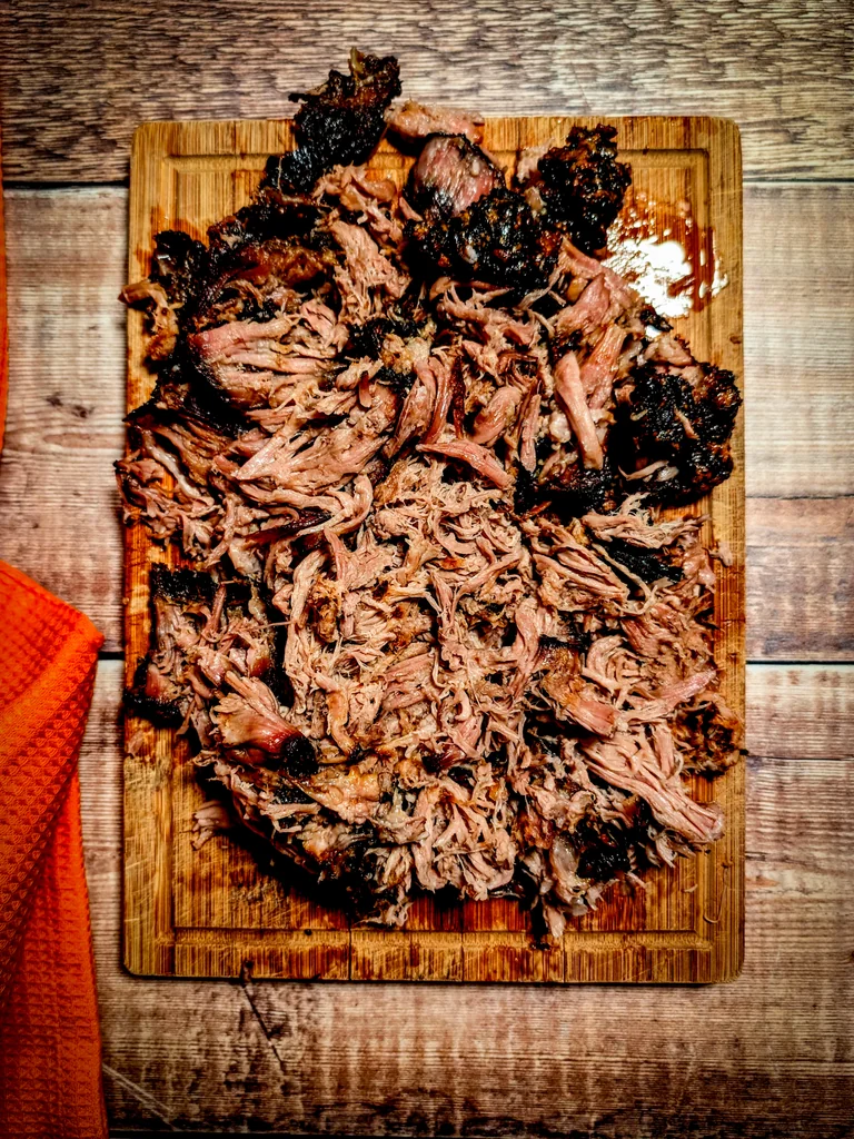 Slow-Roasted Maple Mustard Pulled Pork with Red Cabbage