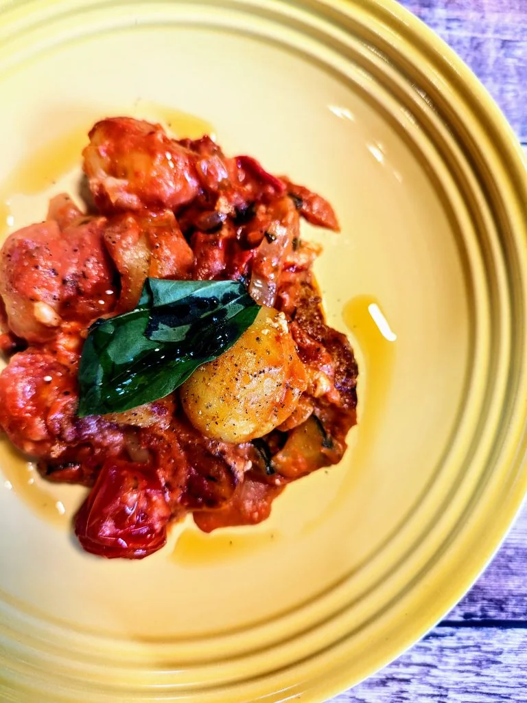 Spicy Baked Gnocchi