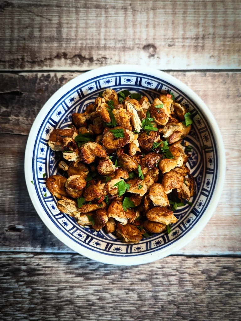 Spicy Roasted Butter Beans