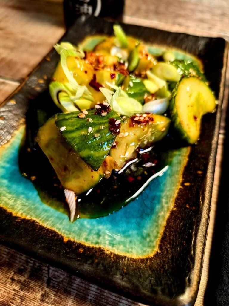 Spicy Sesame Cucumber Crunch