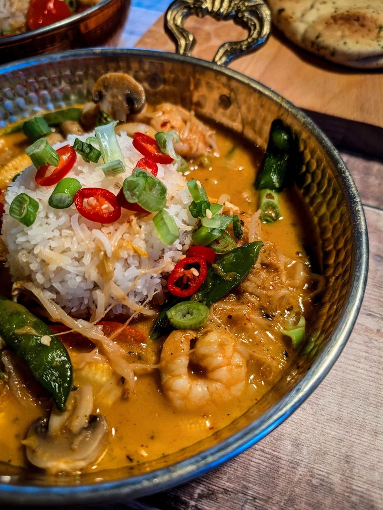 Spicy Thai Red Prawn Curry