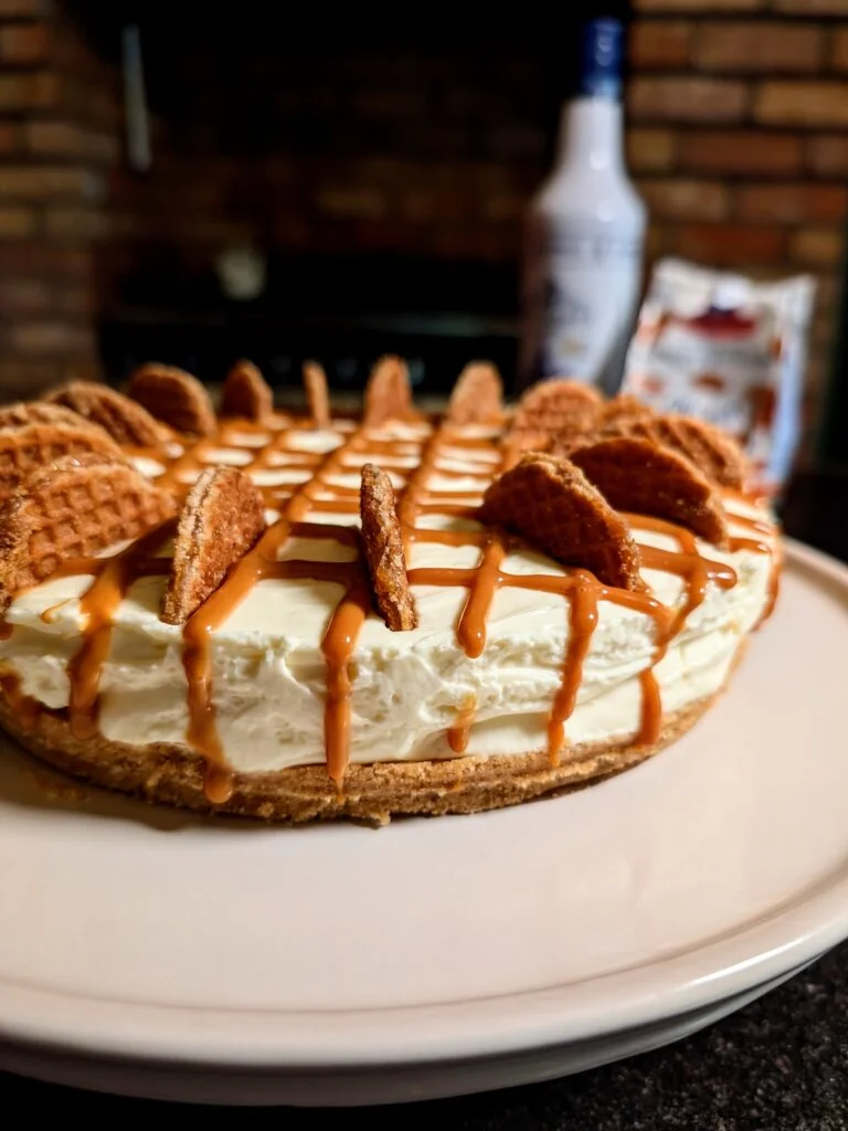 Stroopwafel Lattice Cheesecake
