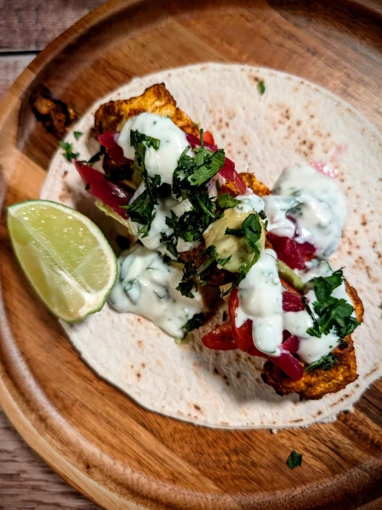 Tandoori Cauliflower Tacos